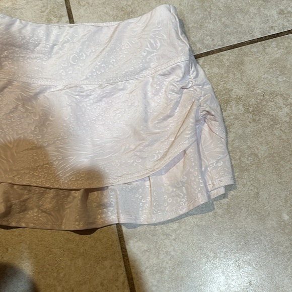 Lucky In Love Fun and Wild Light Pink Tennis Skirt 14 L Skort Leopard - Picture 4 of 8